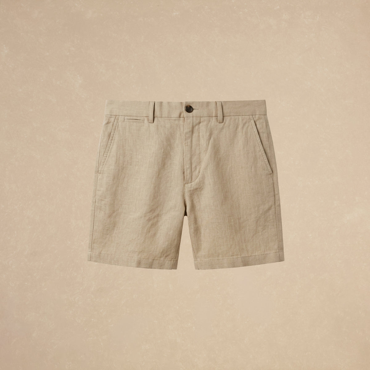 Short Beige de Lino