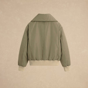 Bomber Jacket Beige Oversized x Ale Moreno