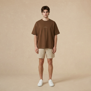 Playera Oversized Café Solárium
