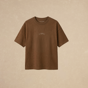 Playera Oversized Café Solárium