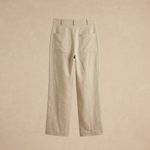 Pantalón Beige de Lino