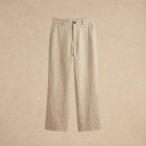 Pantalón Beige de Lino