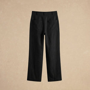 Pantalón Negro de Lino