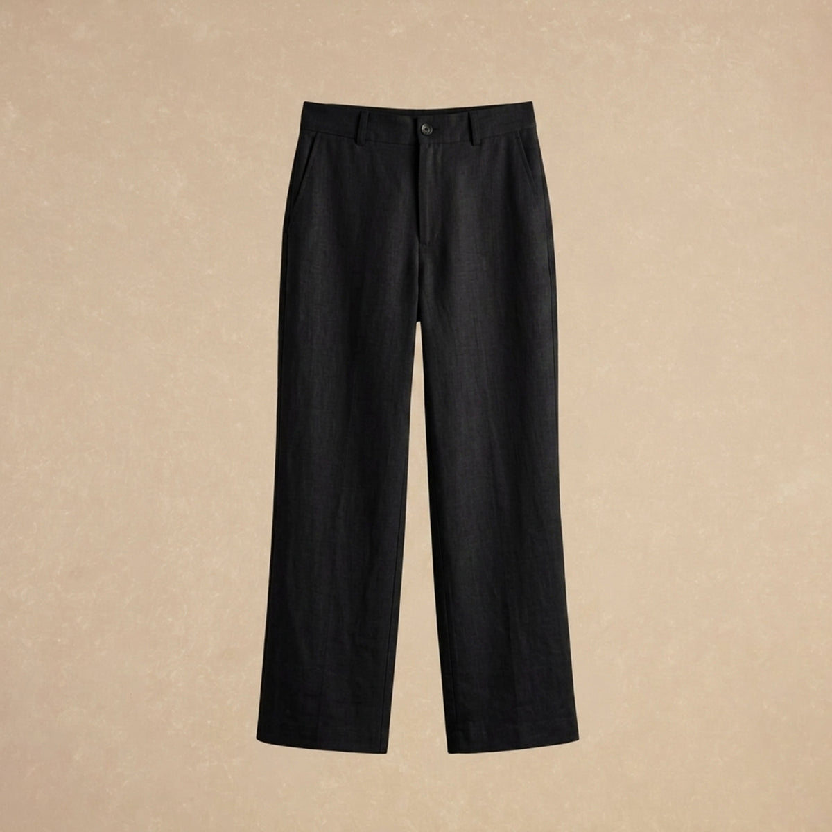 Pantalón Negro de Lino