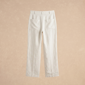 Pantalón Off-White de Lino