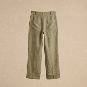 Pantalón Verde de Lino