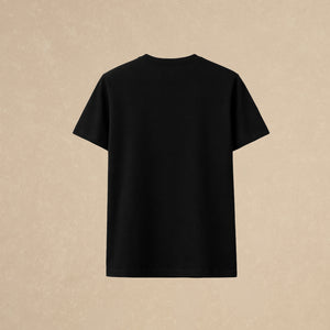 Playera Básica Negra Regular Modal  216g