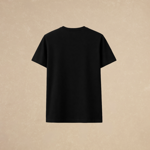 Playera Básica Negra Regular Stretch 231g
