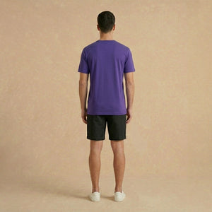 Playera Básica Azul Regular Stretch 231g