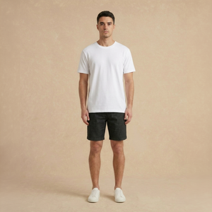 Playera Básica Blanca Regular Stretch 231g