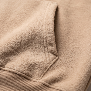 Sudadera Capucha Beige Doble Cara