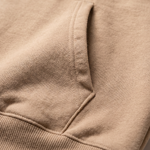 Sudadera Capucha Beige Doble Cara